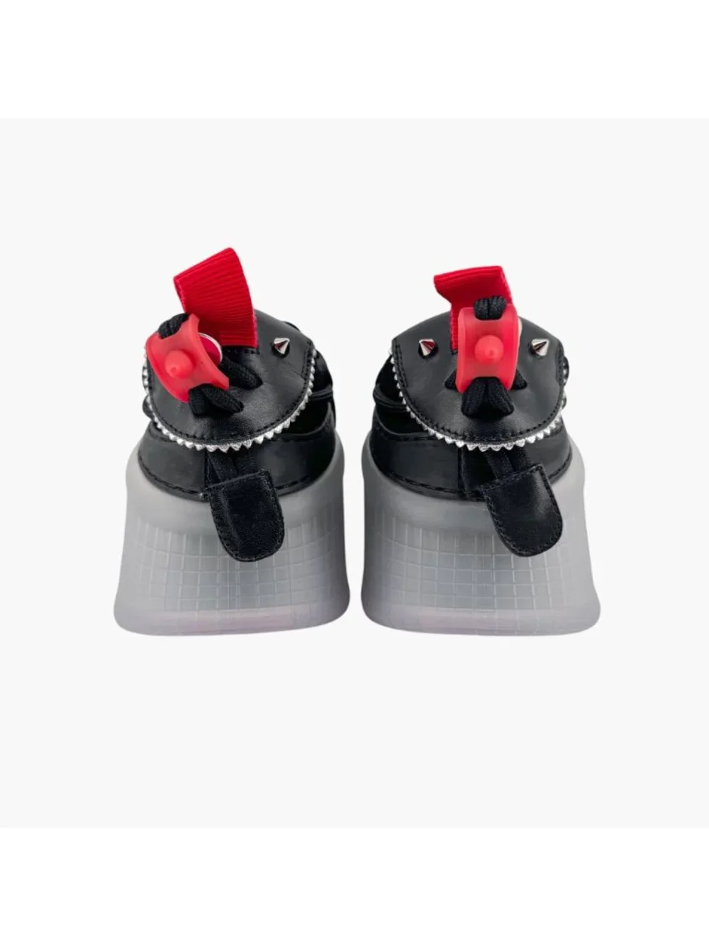 Christian Louboutin Arpoador Black Suede Sock Sneakers Size 39.5 US 9.5 Women's